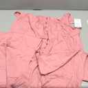 KIRUNDO Summer One piece Jumpsuits for Women 2025 Casual Loose Button Sleeveless Romper Knit Wide Leg Overalls With Pockets Color pink Size XXL