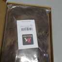 M MISS U HAIR Women Long Wavy Brown Wigs with Braid Princess Renaissance Hippie Cosplay Party Wig