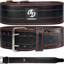 Genuine Leather Weightlifting Belt (6mm Thick) – Unisex Exercise Belt for Strength Training, Weight Lifting, Squats, with Waist Support | Adjustable Design, Suitable for Various Workouts