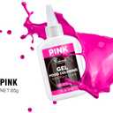 Gel Food Coloring (Pink), 65g X 2 Food-Grade Plant-Based Coloring Set, Natural Tasteless Gel Food Dye for Baking, Icing, Macarons, Cake Decorations, Cookies, Easter Egg, Fondant (EXP 03/22/30)