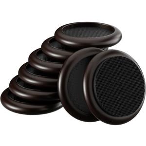 2" Round Furniture Coasters for Hardwood Floors  BOIVSHI 8 PCS Coasters for Furniture  Sofa Leg Floor Protectors for Bad, Chair, Piano and Other Heavy Duty
