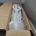 Tall Faux Cactus Plant 51in Artificial with Realistic Texture, Black Planter - Indoor Outdoor Greenery Decor for Home Office Living Room Bedroom Foyer Porch