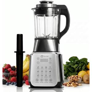 ASTRALSHIP 1500W Professional Glass Blender for Kitchen, Countertop High-Speed Smoothie Maker & Heating Nut Milk Machine - 14 Presets, 9 Speeds, BPA-Free Glass Jar for Hot Soups, Slushie