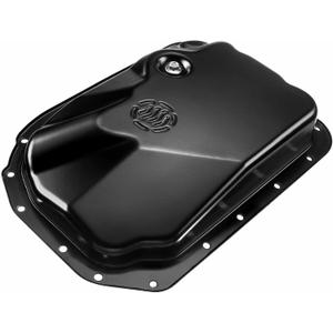 A-Premium Transmission Oil Pan with Drain Plug Compatible with Chevrolet Silverado Express Suburban GMC Sierra Savana Yukon Workhorse Isuzu Cadillac