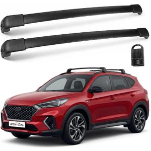 OTUAYAUTO Lockable Roof Rack Cross Bars - Compatible with Hyundai Tucson 2016-2026 SEL/N Line, Aluminum Heavy Duty Anti-Theft 220lbs Roof Crossbars For Luggage Racks Bike Kayak Snowboard Non-Corrosion