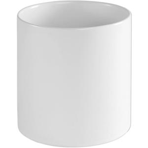 Lartzell Plant Pots, 5.9 Inch White Ceramic Planters for Indoor Outdoor Plants, Flower Pot with Drain Hole, Modern Matte Planters for Home Office & Decor, LUS01B0259