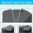 Adjustable 30 to 55 Degree Doorbell Angle Mount Compatible with Most Video Doorbell, Doorbell Camera Door Mount Wedge Kit for House