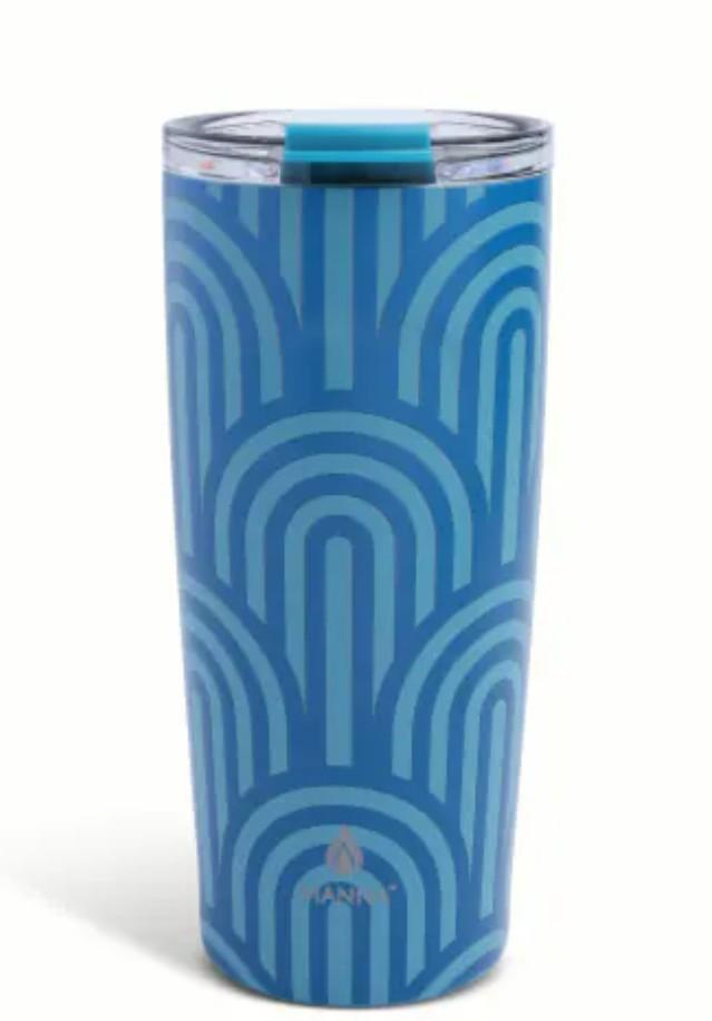 Manna™ Ridge™ Stainless Steel Coffee Tumbler - Teal 20oz