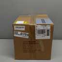 4.10/3.50-4 Tire & Wheel Flat Free, 4 Pack Heavy Duty Solid PU Non-inflated Tires with Double Sealed Bearings, 5/8 in Axle Bore Hole & 2.15 in Offset Hub for Dolly/Dump Cart/Wheelbarrow