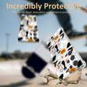 Clear Halloween Phone Case for Samsung S25 Ultra,Ghost Pumpkin Pattern Cover Soft Bumper Protective Cute Boys Girls Phone Case for Samsung S25 Ultra-Ghost Pumpkin