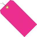 Top Pack Supply Shipping Tags, Pre-Wired, 13 Pt., 2 3/4" x 1 3/8", Fluorescent Pink (Pack of 1000)