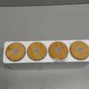 DWTS DANWEITESI Glass Cups with Lids and Straws 4 pcs,16oz Drinking Glasses Set for Coffee Bar Accessories,Iced Coffee Cups with Lids,Matcha Cup Glass Tumbler Reusable for Gifts (Blank Transparent Color)