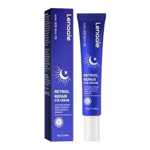 Retinol Eye Cream, Hydrating Under Eye Care Daily Wrinkle Cream, Infused with AHA30% to Smooth and Hydrate Skin, Eye Crea for Dark Circles Treatments, Reduce Under Eye Bags, Smooth Wrinkles EXP: 4/2028