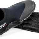 Cressi Neoprene Adult Anti-Slip Sole Boots for Water Sports: Scuba Diving, Snorkeling, Rafting, Windsurfing, Italy-made, 12,Black