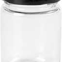 Restaurantware 8 oz Glass Jars 10 Pack Of Glass Containers With Lids Small Mason Jars For Food Reusable Hot And Cold Friendly Small Jars For Restaurants And Kitchens, Clear Storage Jars