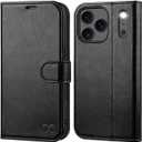 OCASE Compatible with iPhone 17 Pro Max Wallet Case, PU Leather Flip Folio Case with Card Holders RFID Blocking Kickstand [Shockproof TPU Inner Shell] Phone Cover 6.9 Inch 2025, Black