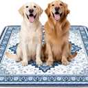 2PACK Washable Pee Pads for Dogs, Reusable Dog Pads Upgrade Non-Slip Dog Pee Pads Heavy Absorbency Puppy Pee Pads Quick Dry Whelping Pads/Waterproof Puppy Training Pad