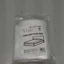 Uboxes King Mattress Poly Covers, 76 x 15 x 104 inch, 2 Count (Pack of 1), Clear