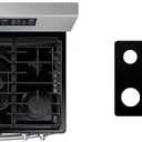 NXG Custom Fit Reusable Burner Liner for Samsung Gas Range Stove Protect Your Stovetop with this Splatter Guard Cover - NX58N9420SG