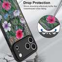 OOK Designed for iPhone 17 Pro Case Cute Flower Floral Design for Girls Women Compatible with Magsafe Soft TPU Camera Lens Protective Phone Magnetic Cover Compatible with iPhone 17 Pro 6.3 Inch