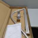 PrettyHome L Shapaed Bathroom Bathtub Corner Shower Curtain Rod Large Space 28"x68",Brushed Nickel Finished