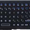 iPazzPort 2.4G+Bluetooth Wireless Mini Keyboard with Touchpad and Mouse Compact Design,Portable Lightweight for PC/Android/iOS/Raspberry/HTPC