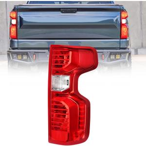 Nilight Taillight Assembly Compatible with 2019 2020 2021 2022 2023 2024 Chevy Silverado 1500 2020-2024 Silverado 2500HD 3500HD Rear Lamp Replacement OE Style Passenger Side
