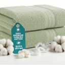 Luxury Bath Towels Set of 2 Large - 700 GSM Cotton Ultra Soft Bath Towels 35x70 | Highly Absorbent and Quick Dry | Hotel Towels for Bathroom Luxury, Plush Sage Green