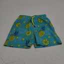 UMELOK Boys Swim Trunks with Compression Liner Toddler Swimsuit, 2T 3T, Green Pineapple