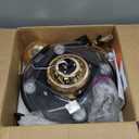 36'' Fandelier Ceiling Fans with Light, Gold Retractable Crystal Chandelier Fan, Reversible, Remote Control, Dimmable Ceiling Light Kits for Dining Living Room, Bedroom