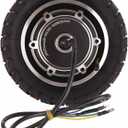 10inch 36V 60V 350W 1500W Electric Scooter Hub Motor Wheel Kit, Aluminum Alloy Brushless Gearless Motor for Electric Motorcycle Off Road Scooter