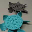 2 Pcs Dog Bowl Slow Feeder Insert, Cuttable Slow Feeder Dog Bowl Insert with Strong Suction Cups, Cat Dog Feeding Supplies, Slow Feeder for Most Dogs Bowl or Dogs Dish