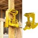 2 PCs Portable Wall Jack for Framing, Use with 1-1/2 X 3-1/2 In Fir Poles Or 1 In OD Steel Pipe, Malleable Casting Iron Wall Jack for Lifting Wall Beams, Capacity of Lifting 1,000 lbs, 2 Pack