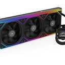 FW360 SE ARGB V2 360mm AIO CPU Liquid Cooler with 2" LCD Screen, 3 x TL-M12Q 120mm ARGB Daisy-Chain PWM Fans, 3000 RPM Pump, Intel LGA 1851/1700/1200/115X & AMD AM5/AM4, Black