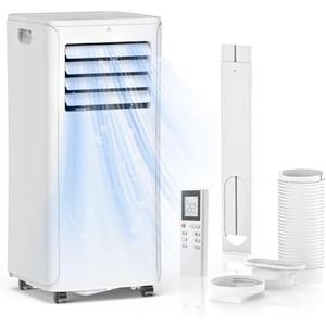 Portable Air Conditioner - 12,000 BTU 3-in-1 Cooling Unit with Dehumidifier, Fan & AC Modes - Ac Units Cools Up to 550 Sq.Ft - 24-Hour Timer, Remote Control & Window Kit Included