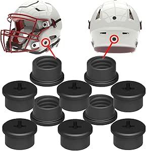 10pcs Bladder Valve Screws for Riddell Speedflex and Speed Icon, Valve Retainer Caps for Riddell Speedflex Helmet,Bladder Retainer Football Helmet