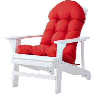 Enipate Weather Resistant Cushions for Adirondack Chair High Back Rocking Chair Cushion Indoor Outdoor Patio Tufted Lounge Cushion Seat Pads