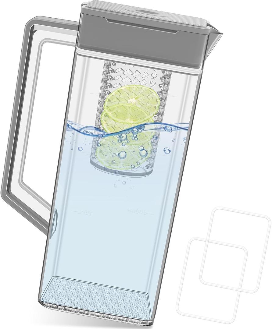 Upgraded DA97-21261H Refrigerator Water Pitcher Compatible with Samsung Fridge Water Pitcher RF30BB620012AA RF29BB8200QLAA RF23BB8200QLAA RF24BB660012AA Samsung Bespoke Pitcher Replacement Water Tank