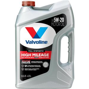 Valvoline Full Synthetic High Mileage with MaxLife Technology 5W-20 Motor Oil 5 QT