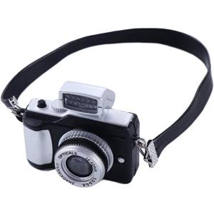 Miniature Camera 1:4 Scale Mini Camera Prop Mini Camera Ornament Vintage Camera Model Digital Camera Mini Decoration Accessories Photography Props
