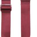 FODOKO Belt Extender Adjustable Strap Fanny Pack strap extender for Waist Bum Bag Compatible with Everywhere Belt Bag Black (Red)