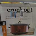 Crock-Pot 8-Quart Manual Slow Cooker, XL Family Size Serves 10+ People, Removable Stoneware with Warming Setting, Dishwasher Safe for Easy Cleanup, Red