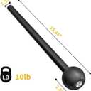 POWER GUIDANCE Steel Mace Macebell Cast Iron Training Full Body Workout, Shoulder, Core Strength, Muscles, Joints (7lb to 25lb)