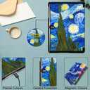 Tri-Fold Case Compatible with Samsung Galaxy Tab S 10.5 inch Tablet - SM T800&T801&T805&T807 (2014 Released), Includes a Screen Protector - Premium PU Leather Tri-Fold Cover with Auto Sleep/Wake