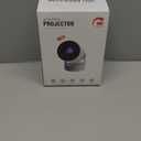 Mini Projector, Projector with Wifi and Bluetooth Built-in Battery 4K Portable Projector for Outdoor Bedroom, Smart Projectors 1080P Compatible with iphone/TV Stick/HDMI/Laptop