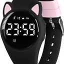 Kids Watches for Girls Boys Digital Sport Watch with Step Counter Pedometer Vibration Alarm Clock, No App Waterproof Fitness Tracker Kids Watch Boys Girls Teens Students Ages 5-16