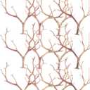 HOMSFOU 12pcs Artificial Antler Shaped Tree Branches Light Brown Plastic Twigs for DIY Crafts Floral Arrangements Headband Decorations Wedding Decor