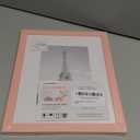 upsimples 8x10 Picture Frame, Display Pictures 5x7 with Mat or 8 x 10 Without, Wall Hanging Photo Frames, Pink, 1 Pack