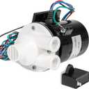 APTA92P10WD1 Water Pump Motor Assembly Replacement For Hoshizaki Water Pump Includes Capacitor, Fits Hoshizaki Ice Machine Models KM-450 THRU KM-900 KML-600MAH URC-12F 120V 10W 0.4 Amp