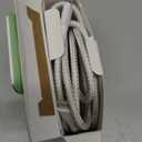 Belkin BoostCharge Nylon Braided USB-C to Lightning Cable 6.6ft/2M - MFi Certified 18W Power Delivery iPhone Charger Cord - Apple Charger USB-C Cable - Fast Charging for iPhone 14, iPhone 13 - White